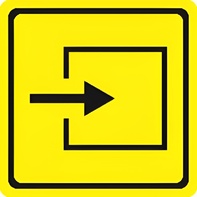 Тактильный знак (вход в помещение) 100х100 - fgospostavki.ru - Щёлково