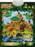 Озвученный плакат "Веселый зоопарк" - fgospostavki.ru - Щёлково