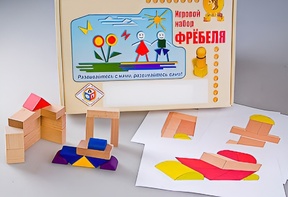 Игровой набор Фребеля "Конструктор деревянный без соединений-2" (Серия "Эксперимент") - fgospostavki.ru - Щёлково