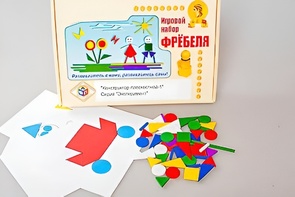 Игровой набор Фребеля "Конструктор плоскостной-1" (Серия "Эксперимент") - fgospostavki.ru - Щёлково