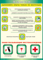 Таблица "Выполняйте опыты только по инструкции" (100х140 сантиметров, винил) - fgospostavki.ru - Щёлково