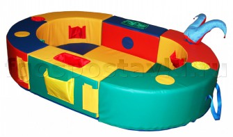 Манеж овальный 180х120х25 сантиметров - fgospostavki.ru - Щёлково