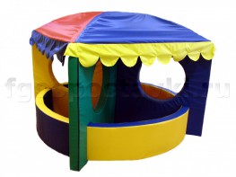 Сухой бассейн-трансформер "Карусель" 6 элементов с шариками - fgospostavki.ru - Щёлково