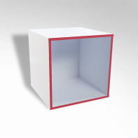 Открытая настенная полка-секция ТР1 ЛДСП  - fgospostavki.ru - Щёлково