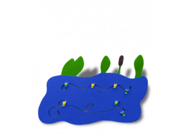 Тактильно-развивающая панель «Пруд» - fgospostavki.ru - Щёлково