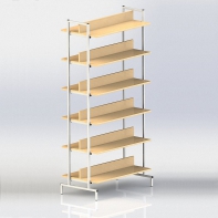 СТЕЛЛАЖ 2-СТОРОННИЙ НА МЕТАЛЛОКАРКАСЕ - fgospostavki.ru - Щёлково