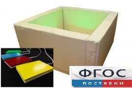 Сухой бассейн вибромузыкальный с клавишами управления (150х150х66 сантиметров) - fgospostavki.ru - Щёлково