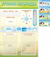 Стенд "Уголок природы" Вариант 2 - fgospostavki.ru - Щёлково