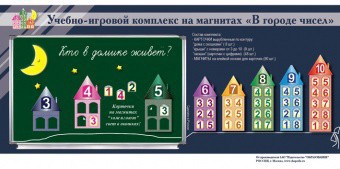 "В городе чисел". Для лучшего понимания и запоминания состава чисел первого десятка - fgospostavki.ru - Щёлково