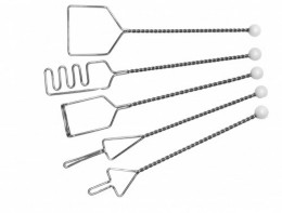 Постановочные зонды на витых ручках с колечком (с пятью шариками). Комплект из 5 зондов - fgospostavki.ru - Щёлково
