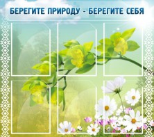 Стенд "Берегите природу - берегите себя" - fgospostavki.ru - Щёлково